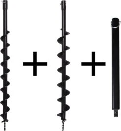 Kibani Grondboor 52cc Benzine + Grondboren Set 60 Mm + 80 Mm + 100 Mm + 150 Mm + 2 Verlengstukken - Palenboor - Grondboor Machine 16 Kibani Grondboor 52cc Benzine + Grondboren Set 60 Mm + 80 Mm + 100 Mm + 150 Mm + 2 Verlengstukken - Palenboor - Grondboor Machine -Merkloos Winkel 1110x1200