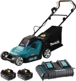 Makita Grasmaaier - DLM382CM2 - 2x18 V - 38 Cm - Incl. 4,0 Ah Accu (2 St) En Duolader -Merkloos Winkel 1121x1200 1