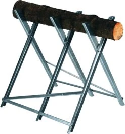 Einhell-kettingzaagstandaard (max. 150 Kg - Verzinkte Metalen Hoekprofielen - Extra Dwarsbalken - Tanden Voorkomen Verdraaiing Van Het Hout - 3 Werkhoogtes - Inklapbaar) -Merkloos Winkel 1121x1200 3