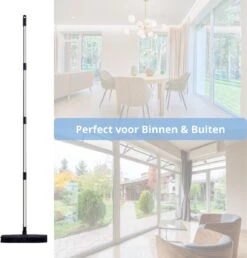 De Blaffende Kat 2 In 1 Rubberen Bezem – Bezem Binnen & Buiten – Vloerwisser Met Steel - Vloertrekker – Veger - Extra Lang 160cm -Merkloos Winkel 1149x1200 4