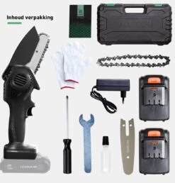 Mardin Mini Kettingzaag - Snoeizaag - Kettingzaag - Kettingzaag Electrisch Met 2 Accu - Inclusief Koffer - 1 Extra Accu - Zwart 18 Mardin Mini Kettingzaag - Snoeizaag - Kettingzaag - Kettingzaag Electrisch Met 2 Accu - Inclusief Koffer - 1 Extra Accu - Zwart -Merkloos Winkel 1151x1200 1