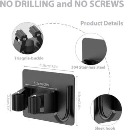 BOTC Bezemhouder - 4 Stuks - RVS - Bezem Ophangsysteem - Bezem Houder - Tuingereedschap - Zwart -Merkloos Winkel 1153x1200 1