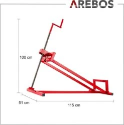 AREBOS Zitmaaierkrik Zitmaaier Kriksysteem Krik Hijstoestel Reinigingshulp 400kg -Merkloos Winkel 1188x1200