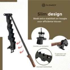 Flowkey® Houtklover XL - Houtsplijter Bijl - Houtkliever Kloofwig Gietijzer - Voor Hout & Aanmaakhout - Inclusief Gratis Bevestigingsset -Merkloos Winkel 1199x1200 4
