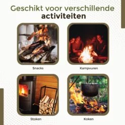 Flowkey® Houtklover XL - Houtsplijter Bijl - Houtkliever Kloofwig Gietijzer - Voor Hout & Aanmaakhout - Inclusief Gratis Bevestigingsset -Merkloos Winkel 1199x1200 7