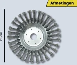 Merkloos Onkruidborstel Voor Bosmaaier | 200mm 20 Cm Staalborstel Nieuw | Universele Onkruidborstel 200 Mm - Onkruidverwijderaar - Voegenborstel - Grastrimmer -Merkloos Winkel 1200x1004 2