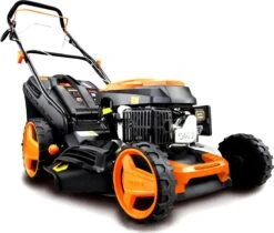 FUXTEC Grasmaaier Benzine - 46cm - Zelfrijdend / Zelftrekkend / Achterwielaandrijving - Mulchfunctie - Opvangbak 50L - FX-RM4646 -Merkloos Winkel 1200x1022