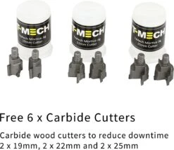 T-Mech Slotkast Frees – Freesmal Deurslot - Inclusief 6 Hardmetalen Frezen - 43 Cm H X 20 Cm B X 15 Cm D - Nauwkeurige Frees In 5 Minuten -Merkloos Winkel 1200x1039