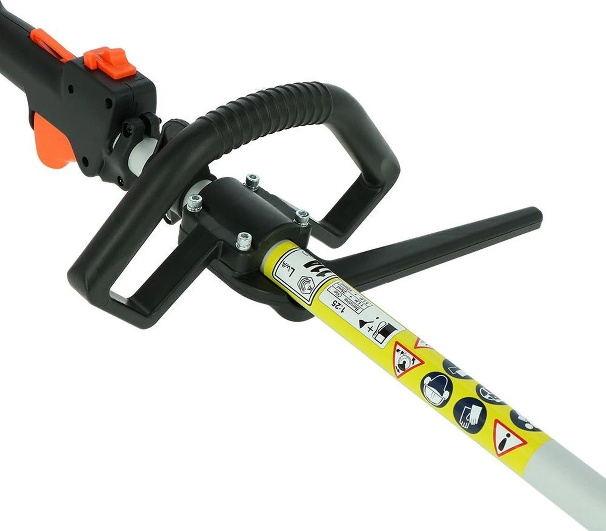 Kibani 6-in-1 Multitool - 52 Cc / 1.9 PK 2-takt Benzine Motor - Heggenschaar, Kettingzaag, Grastrimmer, Maaidraad 100M, Onkruidborstel, Zaagblad, Maaidraad 100 M & Bosmaaier 10 Kibani 6-in-1 Multitool - 52 Cc / 1.9 PK 2-takt Benzine Motor - Heggenschaar, Kettingzaag, Grastrimmer, Maaidraad 100M, Onkruidborstel, Zaagblad, Maaidraad 100 M & Bosmaaier - Afbeelding 10