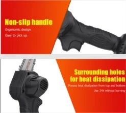 Violeworks® Accu Kettingzaag - Snoeizaag - Mini Kettingzaag - Handkettingzaag - Ook Voor Makita - Elektrische Kettingzaag - Elektrische Snoeischaar - Op Batterij - 2900 MAh - 1080W - 88V -Merkloos Winkel 1200x1075 1