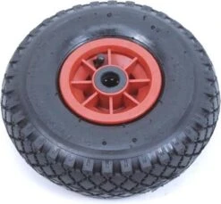 Benson Bolderkarwiel Steekwagenwiel Met Luchtband 3.00-4 | Asgatdiameter 20mm Rollager | Hoogte Wiel 26cm -Merkloos Winkel 1200x1111 2