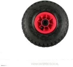 Benson Bolderkarwiel Steekwagenwiel Met Luchtband 3.00-4 | Asgatdiameter 20mm Rollager | Hoogte Wiel 26cm -Merkloos Winkel 1200x1114