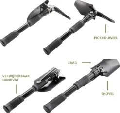 MacGyver Pikhouweelset En Schep - Opvouwbaar Pioniersschep - Zaag - Veldschep Inklapbaar - IJzer -Merkloos Winkel 1200x1134 3