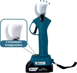 NovarGarden® Elektrische Snoeischaar NG1 - 2x Accu - Elektrisch - Takkenschaar - Op Batterij - 28mm -Merkloos Winkel 1200x1136