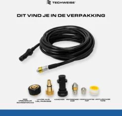 Techweise - Rioolslang Voor O.a. Kärcher - 15M - Met Roterende En Voorwaartse Kop 10 Techweise - Rioolslang Voor O.a. Kärcher - 15M - Met Roterende En Voorwaartse Kop -Merkloos Winkel 1200x1145 2