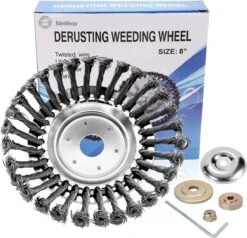 Merkloos SlimShop Onkruidborstel - Bosmaaier Grastrimmer - Onkruid - Onkruidkrabber - Voegenborstel - Onkruidverwijderaar - Max 10.000 Toerental P/m - 20CM -Merkloos Winkel 1200x1154 2