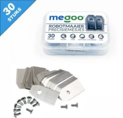 Mesjes Voor Husqvarna Automower - Reservemessen Voor Gardena Robotmaaier - 30st - RVS - Plastic Box - Megoo® -Merkloos Winkel 1200x1155
