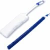 2- Delige Verwarming Schoonmaakset Blauw/wit - Microvezel Borstel - Radiator Borstel 60 Cm