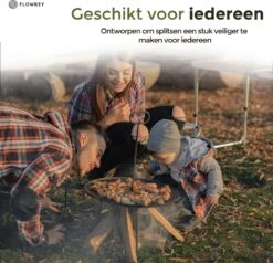 Flowkey® Houtklover XL - Houtsplijter Bijl - Houtkliever Kloofwig Gietijzer - Voor Hout & Aanmaakhout - Inclusief Gratis Bevestigingsset -Merkloos Winkel 1200x1158 3