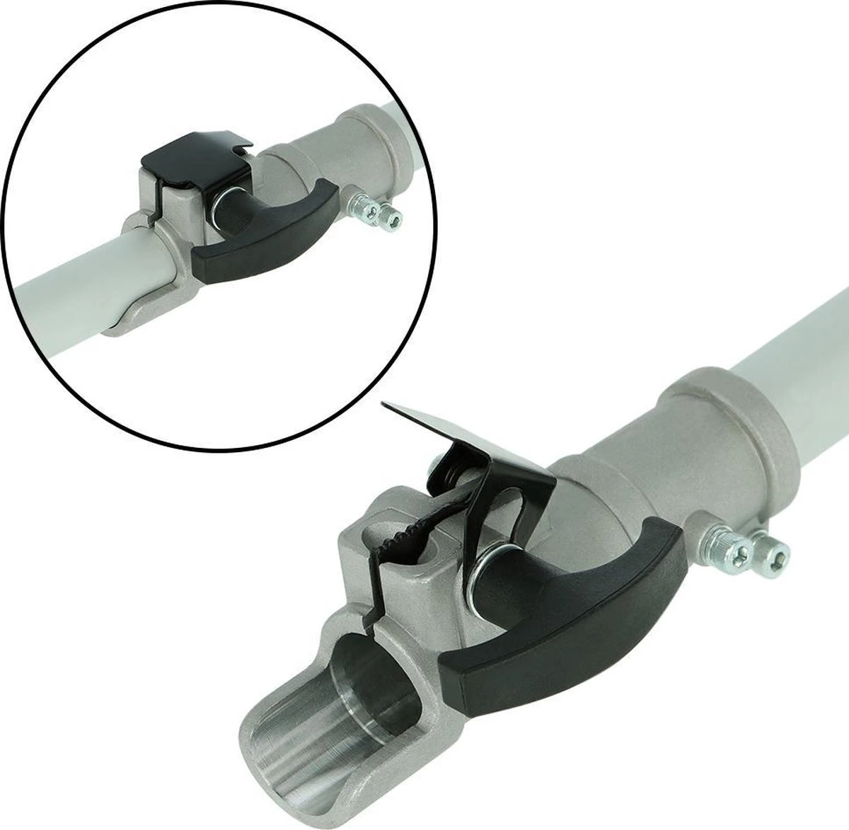 Kibani 6-in-1 Multitool - 52 Cc / 1.9 PK 2-takt Benzine Motor - Heggenschaar, Kettingzaag, Grastrimmer, Maaidraad 100M, Onkruidborstel, Zaagblad, Maaidraad 100 M & Bosmaaier 5 Kibani 6-in-1 Multitool - 52 Cc / 1.9 PK 2-takt Benzine Motor - Heggenschaar, Kettingzaag, Grastrimmer, Maaidraad 100M, Onkruidborstel, Zaagblad, Maaidraad 100 M & Bosmaaier - Afbeelding 5