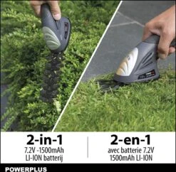 Powerplus POWEG4500 Gras-/Heggenschaar Accu - 7.2V - Snoeien En Knippen - Zwaardlengte 83/120mm - Mesafstand 8mm - Incl. 1,5Ah Accu En Lader - Haagschaar Voor Tuinonderhoud 8 Powerplus POWEG4500 Gras-/Heggenschaar Accu - 7.2V - Snoeien En Knippen - Zwaardlengte 83/120mm - Mesafstand 8mm - Incl. 1,5Ah Accu En Lader - Haagschaar Voor Tuinonderhoud -Merkloos Winkel 1200x1177 1