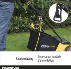 Powerplus POWXG7513 Elektrische Verticuteermachine - Mos Verwijderaar - 1400W - 320mm Maaibreedte - 45L Opvangbak - Incl. Gazonbeluchter/grasbeluchter -Merkloos Winkel 1200x1177 6