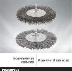 Powerplus POWXG6650 Onkruidkrabber - 110mm - 400w - Molecule -Merkloos Winkel 1200x1179 16