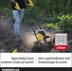 Powerplus POWXG72010 Tuinfrees - 1500W - Werkbreedte 450mm - Werkdiepte Max. 220mm - Incl. 6 Messen En Wielen -Merkloos Winkel 1200x1179 7