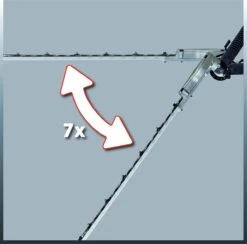 Einhell Telescoop Heggenschaar GC-HH 9048 (900 W - Snijkop Kantelbaar - Metalen Tandwielaandrijving - Telescopische Geleidesteel 50 Cm Verlengbaar - Extra Verstelbare Handgreep - Inclusief Draagriem) -Merkloos Winkel 1200x1184 3