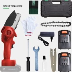 Mardin Mini Kettingzaag - Snoeizaag - Kettingzaag - Kettingzaag Electrisch Met 2 Accu - Inclusief Koffer - 1 Extra Accu - Rood 16 Mardin Mini Kettingzaag - Snoeizaag - Kettingzaag - Kettingzaag Electrisch Met 2 Accu - Inclusief Koffer - 1 Extra Accu - Rood -Merkloos Winkel 1200x1193 6