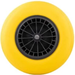 Merkloos Anti Lek Kruiwagenwiel 4.80/4.00-8 | Met As | Geel -Merkloos Winkel 1200x1198 10