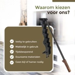Flowkey® Houtklover XL - Houtsplijter Bijl - Houtkliever Kloofwig Gietijzer - Voor Hout & Aanmaakhout - Inclusief Gratis Bevestigingsset -Merkloos Winkel 1200x1199 10