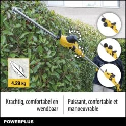 Powerplus POWXG2043 Elektrische Heggenschaar - 750W - Snoeien En Knippen - Zwaardlengte 570mm - Mesafstand 24mm - Telescopisch - Draaibaar Handvat - Haagschaar Voor Tuinonderhoud -Merkloos Winkel 1200x1200 12