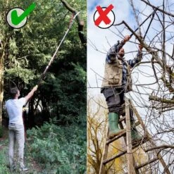 Iceberk Snoeischaar + Snoeizaag (1,45 - 3,70 M) - Telescopische Snoeischaar Voor Het Snoeien Van Bomen En Dichte Struiken Zonder Ladder -Merkloos Winkel 1200x1200 23