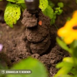 Merkloos Grondboor Voor Planten - 25 CM - Palenboor - Moestuin - Bollenplanter - Zwart -Merkloos Winkel 1200x1200 343