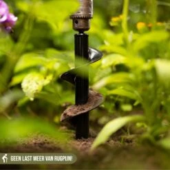 Merkloos Grondboor Voor Planten - 25 CM - Palenboor - Moestuin - Bollenplanter - Zwart -Merkloos Winkel 1200x1200 345