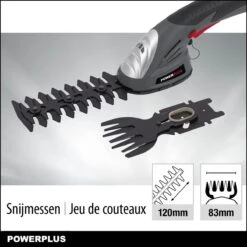 Powerplus POWEG4500 Gras-/Heggenschaar Accu - 7.2V - Snoeien En Knippen - Zwaardlengte 83/120mm - Mesafstand 8mm - Incl. 1,5Ah Accu En Lader - Haagschaar Voor Tuinonderhoud 10 Powerplus POWEG4500 Gras-/Heggenschaar Accu - 7.2V - Snoeien En Knippen - Zwaardlengte 83/120mm - Mesafstand 8mm - Incl. 1,5Ah Accu En Lader - Haagschaar Voor Tuinonderhoud -Merkloos Winkel 1200x1200 37