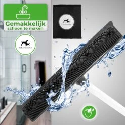De Blaffende Kat 2 In 1 Rubberen Bezem – Bezem Binnen & Buiten – Vloerwisser Met Steel - Vloertrekker – Veger - Extra Lang 160cm -Merkloos Winkel 1200x1200 403