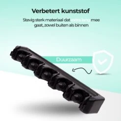 CLEANLY® Bezemhouder - Ophangsysteem Voor Tuingereedschap - Bezem Ophangsysteem - Gereedschapshouder Met Ophanghaken - ABS -Merkloos Winkel 1200x1200 419