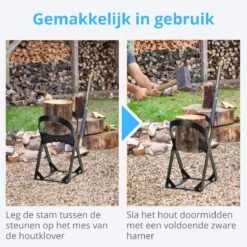 Zenzee - Houtklover - Houtsplijter - Houtkliever - Staal -Merkloos Winkel 1200x1200 586