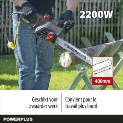 Powerplus POWEG10110 Elektrische Kettingzaag - 2200W - Zwaardlengte 400mm - Automatische Kettingsmering - Incl. 1x Ketting En 1x Zwaard -Merkloos Winkel 1200x1200 598