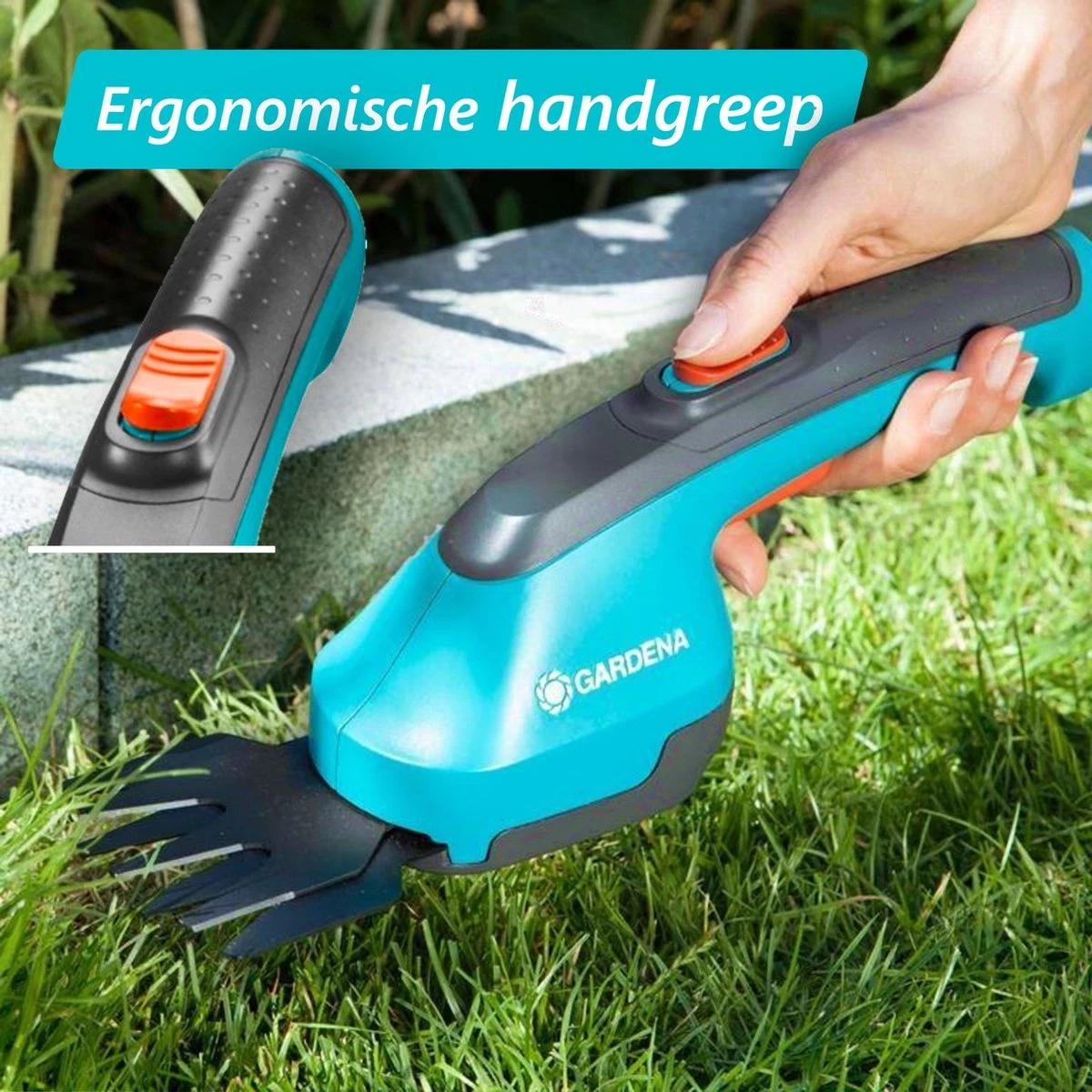 GARDENA AccuCut Li - Grasschaar - 8 Cm Maaibreedte 6 GARDENA AccuCut Li - Grasschaar - 8 Cm Maaibreedte - Afbeelding 6