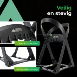 Lighted Lifestyle™| Houtklover Voor Aanmaakhout Incl. Kloofhamer - Houtsplijter - Houtkliever - Snel Haardhout - Gietijzer - Incl. Schroeven -Merkloos Winkel 1200x1200 617