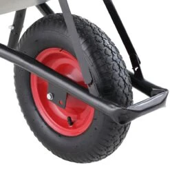 Gardebruk Kruiwagen 100L - Luchtband - 250kg Draagkracht Zilver -Merkloos Winkel 1200x1200 654