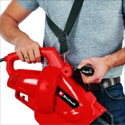 Einhell Elektrische Bladblazer GC-EL 3024 E (blazen, Zuigen & Versnipperen, Zuigbuis Ø75 Mm, Zuigkracht 650 M³/h, Hakselfunctie 10:1, Blaassnelheid 240 Km/h, Opvangzak 40 L) -Merkloos Winkel 1200x1200 691