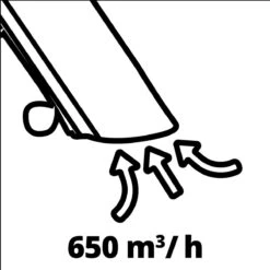 Einhell Elektrische Bladblazer GC-EL 3024 E (blazen, Zuigen & Versnipperen, Zuigbuis Ø75 Mm, Zuigkracht 650 M³/h, Hakselfunctie 10:1, Blaassnelheid 240 Km/h, Opvangzak 40 L) -Merkloos Winkel 1200x1200 692