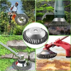 Merkloos SlimShop Onkruidborstel - Bosmaaier Grastrimmer - Onkruid - Onkruidkrabber - Voegenborstel - Onkruidverwijderaar - Max 10.000 Toerental P/m - 20CM -Merkloos Winkel 1200x1200 783