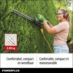 Powerplus POWEG40100 Elektrische Heggenschaar - 550W - Snoeien En Knippen - Zwaardlengte 560mm - Mesafstand 16mm - Haagschaar Voor Tuinonderhoud -Merkloos Winkel 1200x1200 84