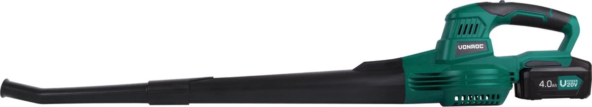 VONROC Accu Bladblazer – VPower 20V – 2 Standen – Max. Blaassnelheid 190km/u – Incl. 4.0Ah Accu En Sneloplader 5 VONROC Accu Bladblazer – VPower 20V – 2 Standen – Max. Blaassnelheid 190km/u – Incl. 4.0Ah Accu En Sneloplader - Afbeelding 5