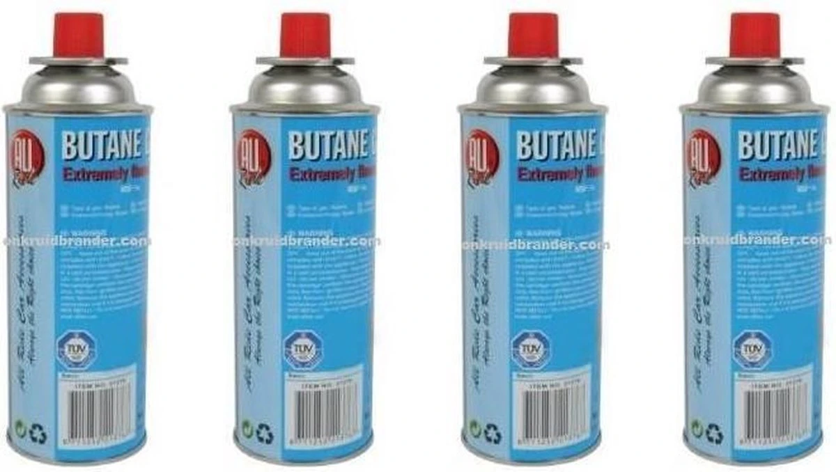 Onkruidbrander Set Met 8 Gasflessen 2 Onkruidbrander Set Met 8 Gasflessen - Afbeelding 2